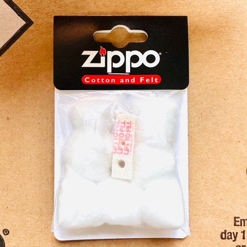 Zippo 122110 Cotton&Felt (สำลีซับน้ำมันพร้อมสักหลาดใช้กับไฟแช็กZippo