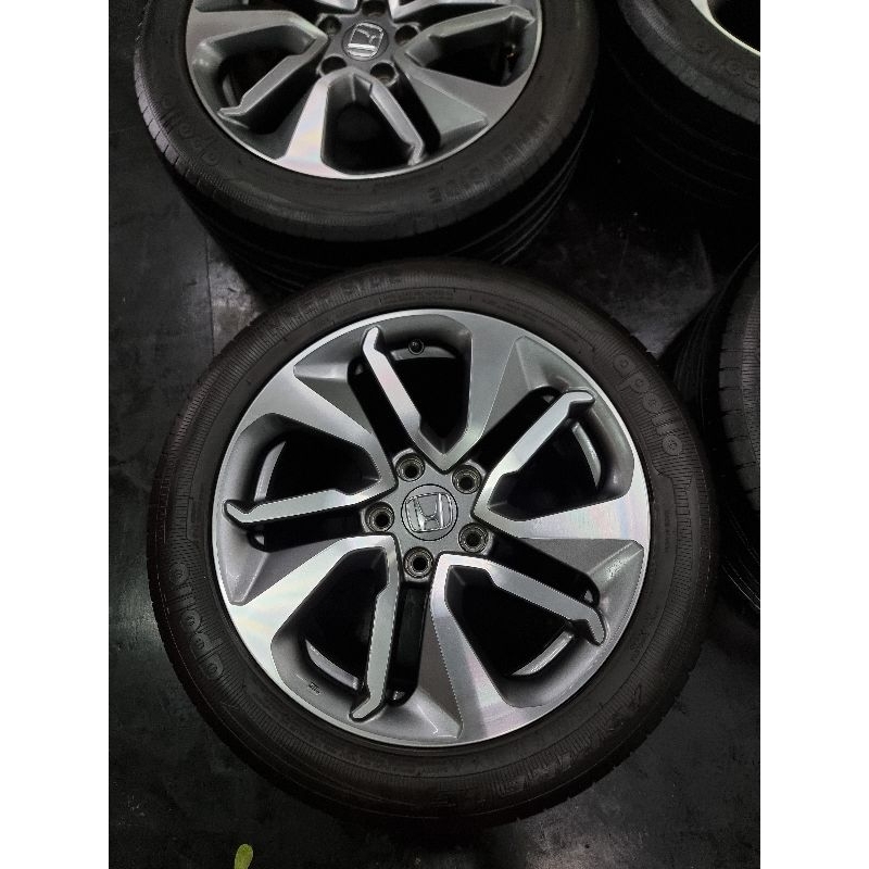 แม็ก-honda-accord-g10-ขอบ-17-5-114-ใส่-honda-accord-civic-crv-hrv-brv-ได้เลยพร้อมยางสภาพสวยใช้ยาวๆ