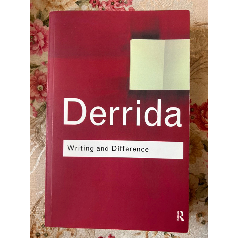 Jacques derrida writing and difference shopee thailand