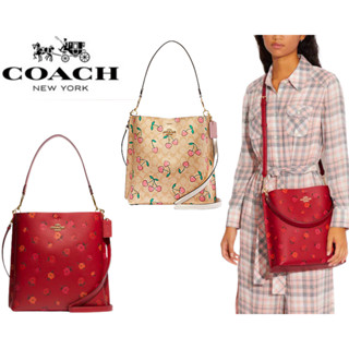 COACH Mollie Bucket Bag In Signature Canvas ใบใหญ่