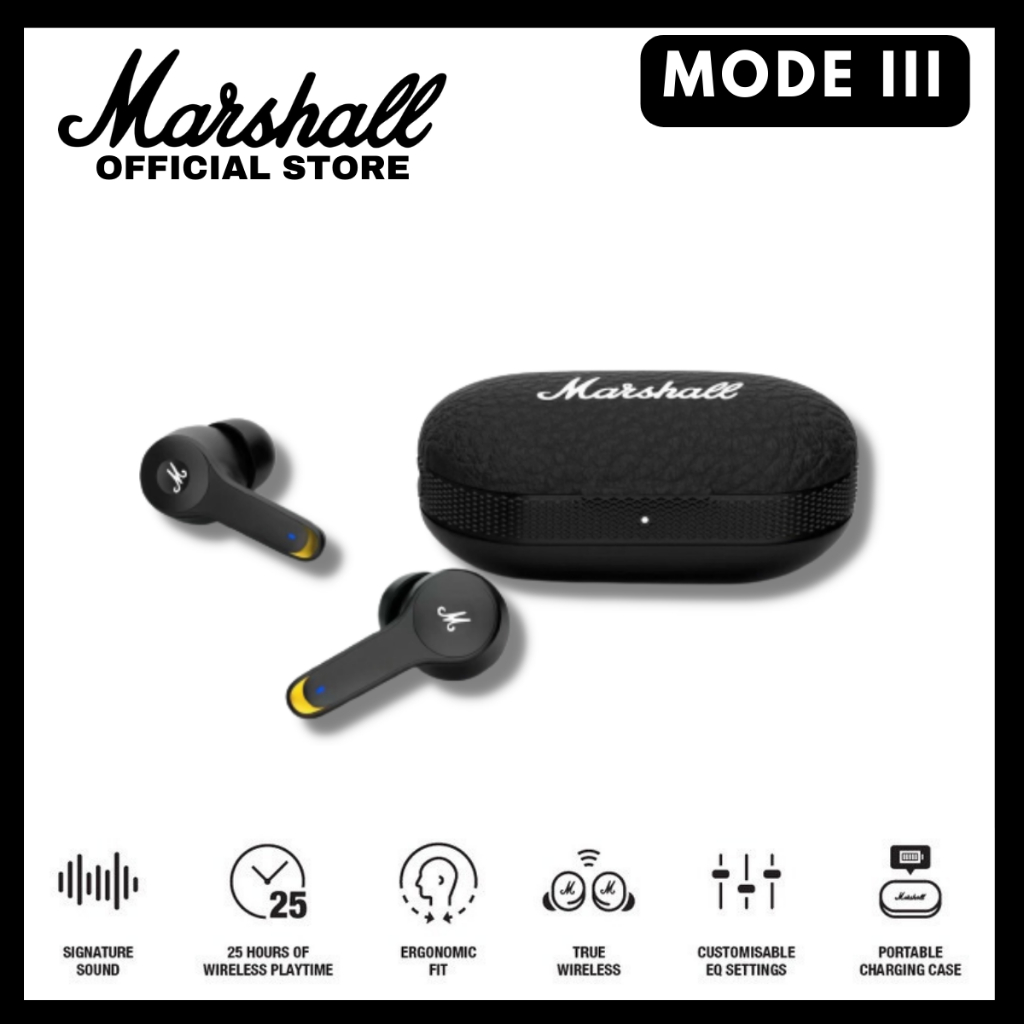 ภาพหน้าปกสินค้าประกัน1ปี หูฟังบลูทูธ Marshall Mode III หฟังบลูทูธ หูฟังบลูทูธแท้ Bluetooth หูฟังบลูทูธ tws หูฟัง ส่งฟรี