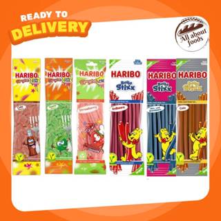 Haribo Sphagetti Sour ฮาริโบ้ เยลลี่แท่งยาว นำเข้า 200 กรัม มีให้เลือก 3 รสชาติ