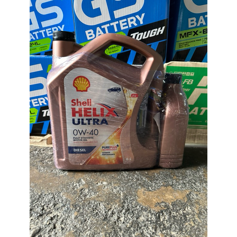 น้ำมันเครื่อง Shell Helix Ultra Diesel 0W-40 | Shopee Thailand
