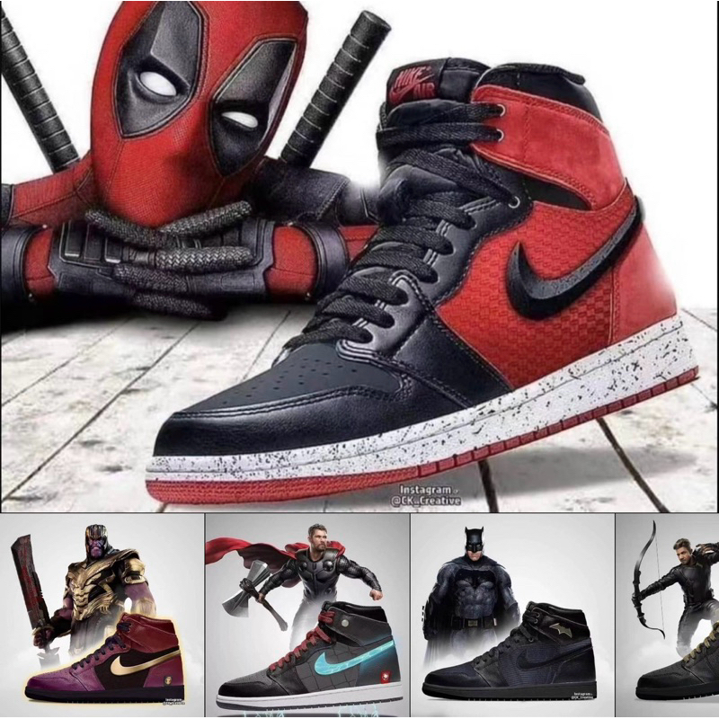 Nike Air Jordan high x Marvel