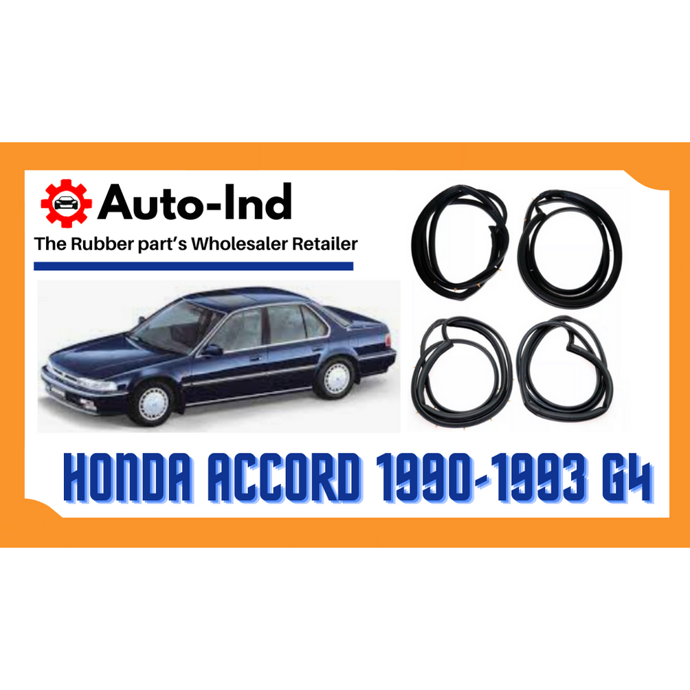 ยางขอบประตู-honda-accord-1990-1993-g4-ตาเพรช-ตรงรุ่น-ฝั่งประตู-door-weatherstrip