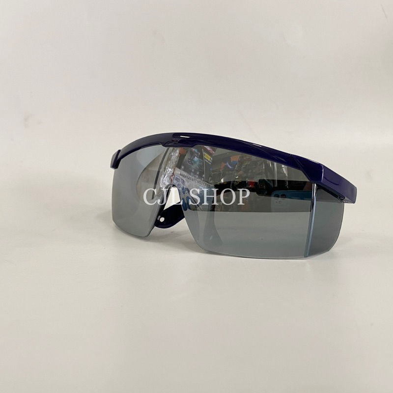 hawkeye-71003-แว่นตาเชื่อม-เลนส์ดำ-ฉาบปรอท-ปรับขาแว่นได้-1ชิ้น-safety-glasses-แว่นตาดำ-แว่นตาเซฟตี้