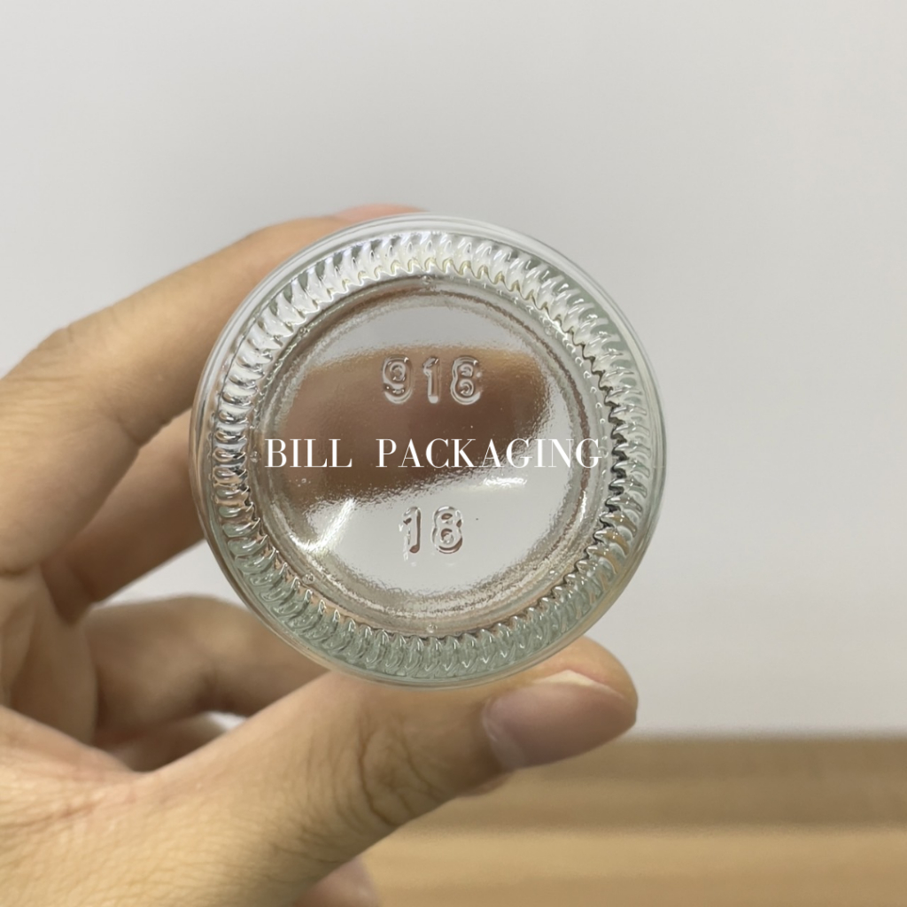 ขวดแก้วรังนก-45-ml-พร้อมฝาเกลียวล็อค-43mm-ฝา4สี-รหัสขวด-w918