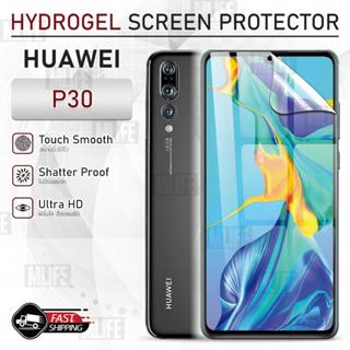 MLIFE - ฟิล์มไฮโดรเจล Huawei P30 แบบใส เต็มจอ ฟิล์มกระจก ฟิล์มกันรอย กระจก เคส - Full Screen Hydrogel Film Case