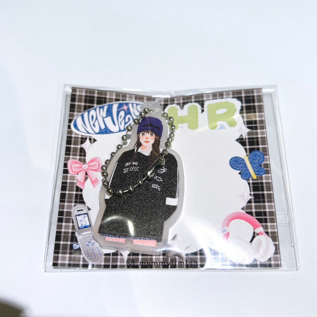 (พร้อมส่ง ) พวงกุญแจนิวจีนส์ keychain NewJeans O!O! SuperShy minji ...