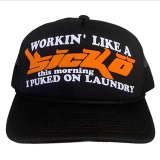 SICKO TRUCKER HAT - BLACK