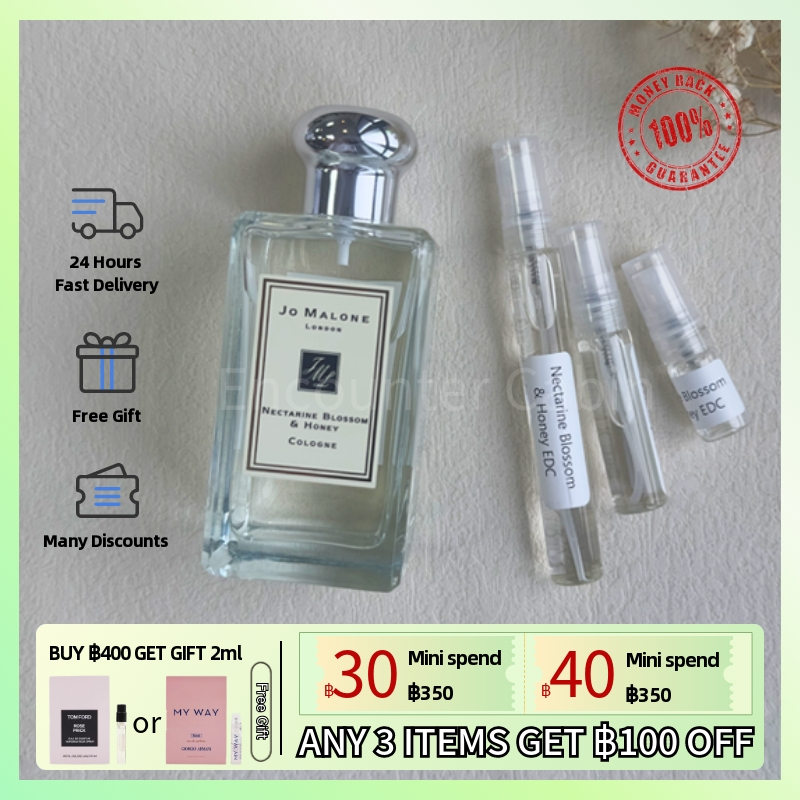 fast-shipping-ของแท้-100-jo-malone-nectarine-blossom-amp-honey-edc-2ml-5ml-10ml-น้ำหอม-unisex-น้ำหอมติดทนนาน-สินค้าข