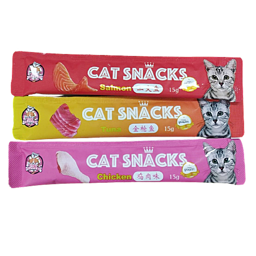 รูปภาพสินค้าแรกของThai.th ขนมแมว ขนมแมวเลีย สุดอร่อย 15 กรัม สินค้า มีพร้อมส่ง    Cat Snacks