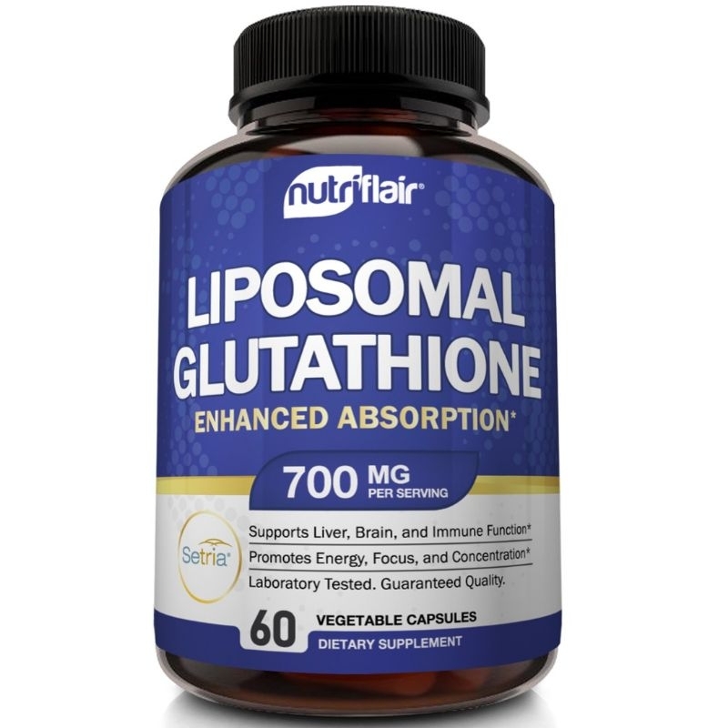 Lypo Spheric Glutathione 700mg Liposomal กลูต้า livonlabs กลูต้าเจล ผิวขาวใส Nutriflair ดีกว่า กลูต้าไอโวรี่ ivory cap