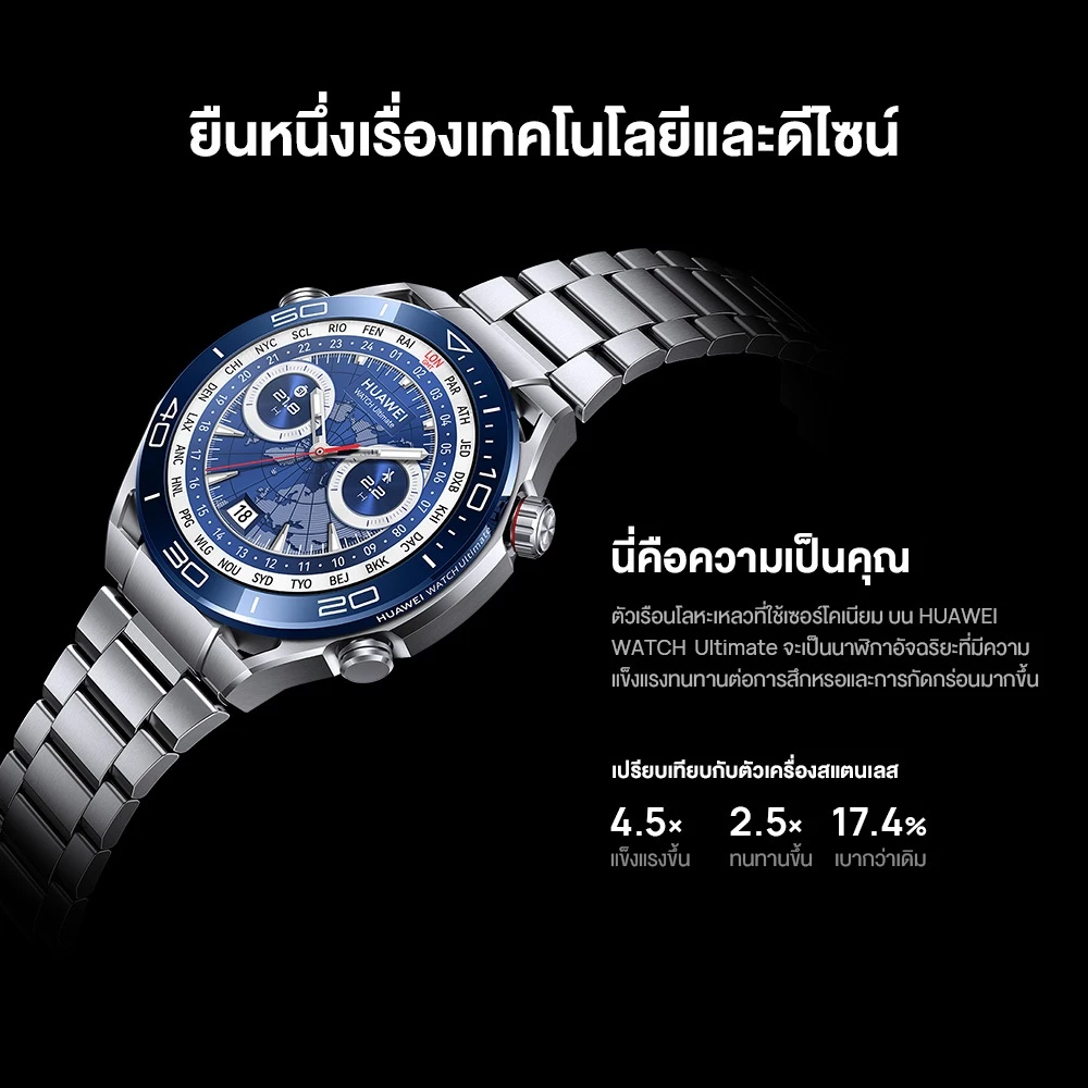 HUAWEI Watch Ultimate สมาร์ทวอช นาฬิกา smart watch ร้านค้าอย่างเป็นทางการ https://wayoza.com