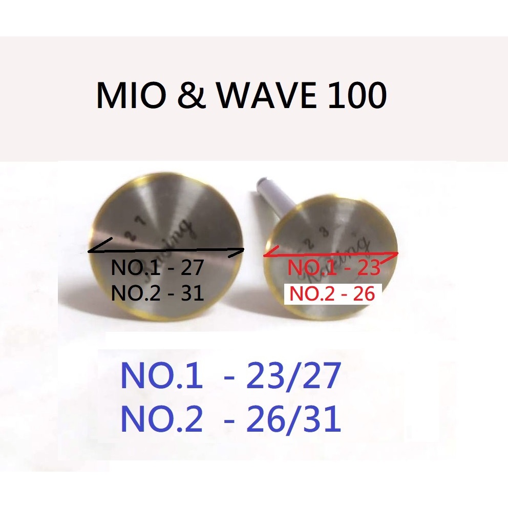 วาล์วแต่ง-มีโอ-เวฟ100-เวฟ125-โซนิค-mio-wave100-wave125-sonic-เป็นสแตนเลสญี่ปุ่น-คู่