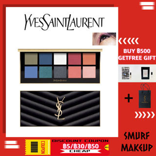 YSL Yves Saint Laurent Envelope Ten Color Eyeshadow Palette Leather High Fix Eyeshadow