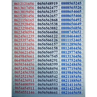 เบอร์มงคลAISเติมเงินวันทูคอลแนวลงท้าย456 ทักเบอร์ก่อนสั่งครับ