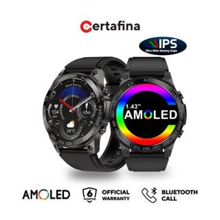 Certafina DM50 สมาร์ทวอทช์ 1.43 inc บลูทูธ โทร ตรวจวัดอัตราการเต้นของหัวใจ สมาร์ทวอทช์