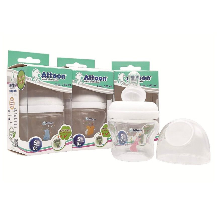 attoon-ขวดนม-คอแคบ-2oz-4oz-8oz-hygienic-safe-รุ่น-anti-colic