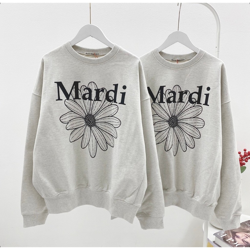 Sweatshirt Raglan Flower Mardi