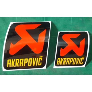 💥สติ๊กเกอร์ติดท่อ  #AKrapovic แบบเหลี่ยม💥สะท้อนแสง💯%🚀แบบตัดสะท้อนแสงพร้อมส่งจร้า📮📮