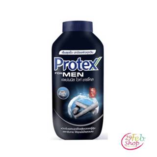 (1กระป๋อง)Protex โพรเทคส์ แป้งเย็น สูตรเจแปนนีส ไวท์ชาโคล 280 กรัม