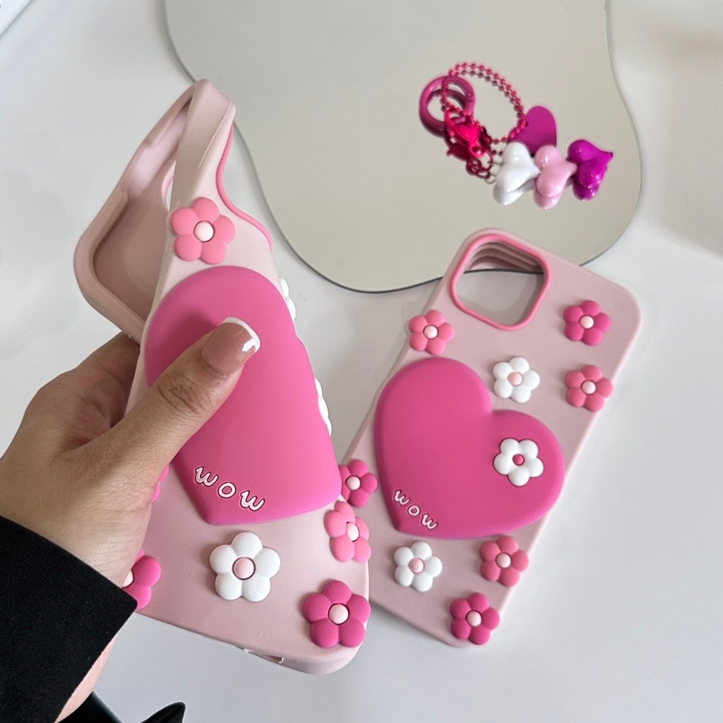 มี15-พร้อมส่งในไทย-เคสโทรศัพท์-เคสมือถือ-เคส-ซีรีโคลนหัวใจห้อย-sc-173