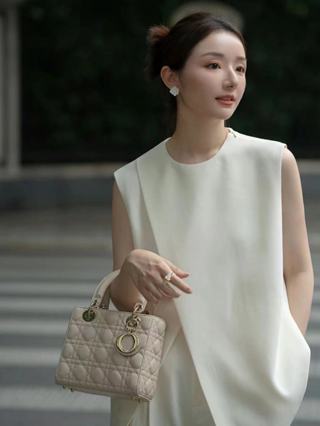 Dior Small LADY DIOR MY ABCDIOR/ดิออร์ กระเป๋าถือ/กระเป๋าสะพายข้าง