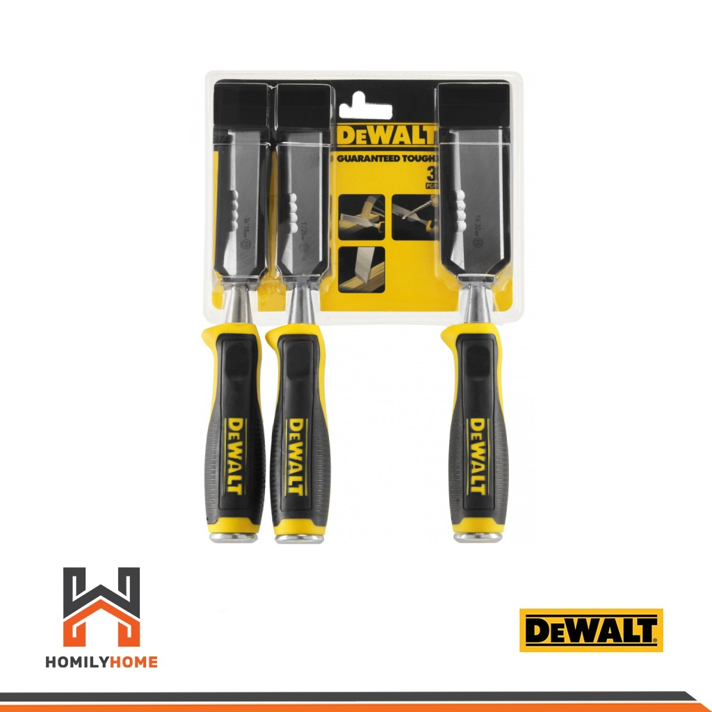 🔥9.9🔥 DEWALT ชุดสิ่ว รุ่น DWHT0-16148 3 ชิ้น/ชุด (18,25,32 มิล) B ...
