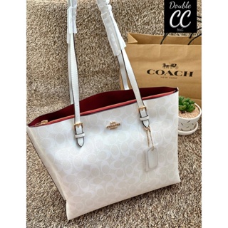 (แท้ 💯%‼) COACH MOLLIE TOTE