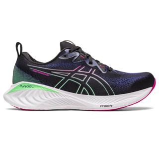 ASICS : GEL-CUMULUS 25 WOMEN RUNNING ผู้หญิง รองเท้าวิ่ง ของแท้ BLACK/PINK RAVE