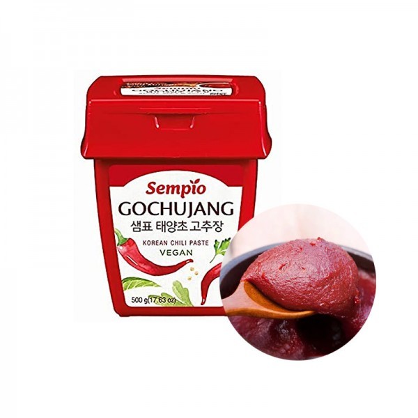 ซอสพริกเกาหลี โกชูจัง (ตรา แซมพโย) KOREAN CHILI PASTE VEGAN (SAMPIO BRAND) 샘표 태양초 고추장 Shopee