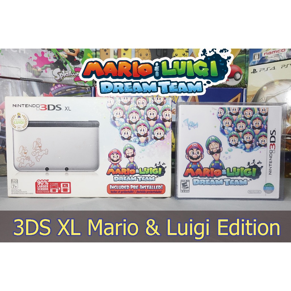 Nintendo 3DS XL Mario and Luigi Edition US ZONE Shopee Thailand