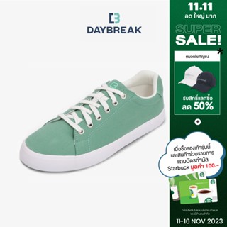 [15MALL11 ลดเพิ่ม15%] Daybreak Viride Cotton Candy Matcha รองเท้าผ้าใบ ผ้า Cotton ธรรมชาติ 100% นุ่ม เบา สบาย ไม่กัดเท้า