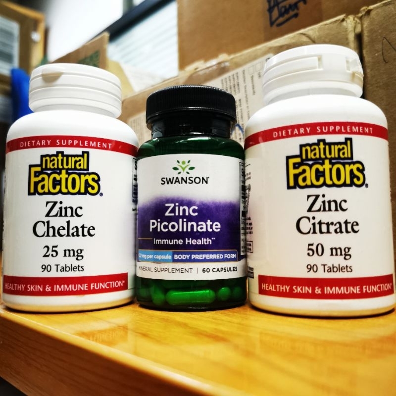 Zinc Nature's Truth Chelated Zinc Gluconate 50mg Swanson Zinc ...