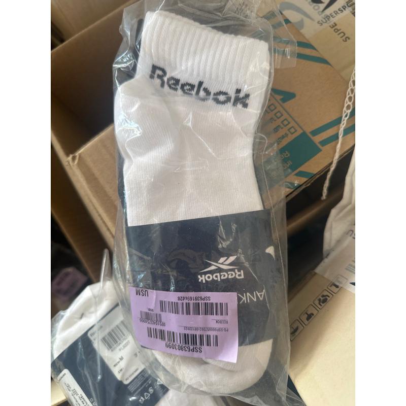 size-m-39-42-reebok-active-core-ankle-แพ็ค-3-คู่-ถุงเท้าผู้ใหญ่