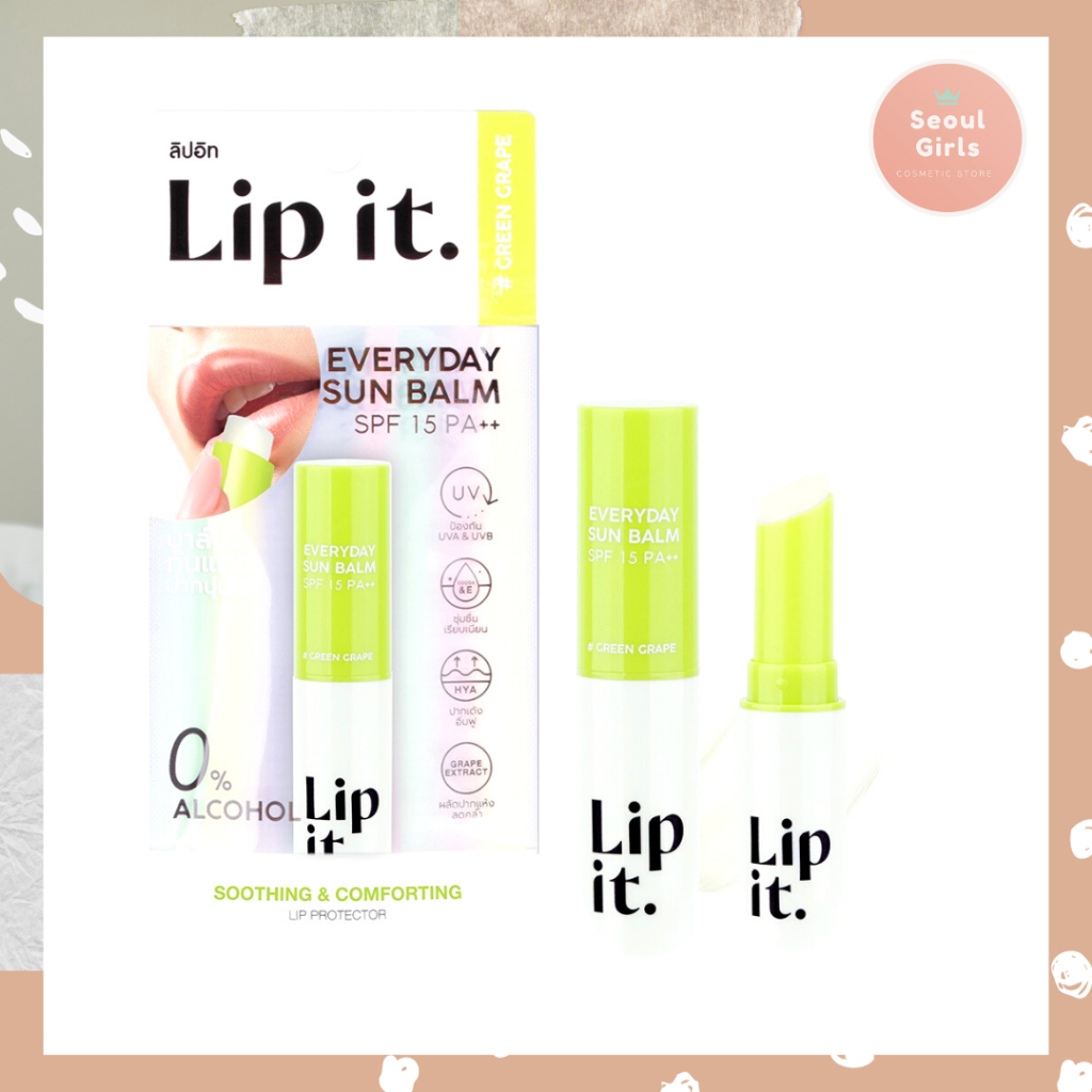 Lip It ลิปอิท วอเตอร์บอมบ์คัลเลอร์โกลว์ 3G ลิปน้ำแร่ฉ่ำวาว / Lip It ...