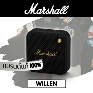 ราคาและรีวิว【จัดส่ง24ชม】ลำโพง Marshall Willen ทองดำ ลำโพงบลูทูธ แบบพกพา Bluetooth Speaker ลำโพงคอมพิวเตอร์ ลำโพงบลูทูธพกพา