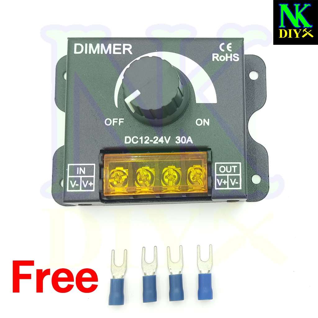 Dimmer Pwm DC12V24V For LED หรี่ไฟ LED COB Shopee Thailand