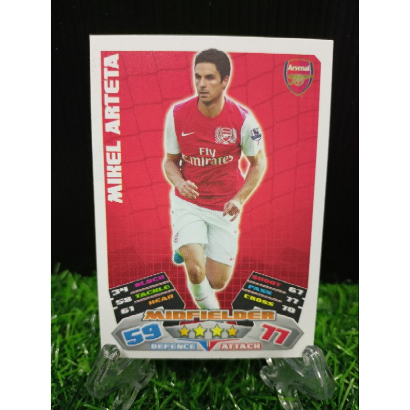 รวมการ์ด Base Match Attax Arsenal 2011-12 | Shopee Thailand