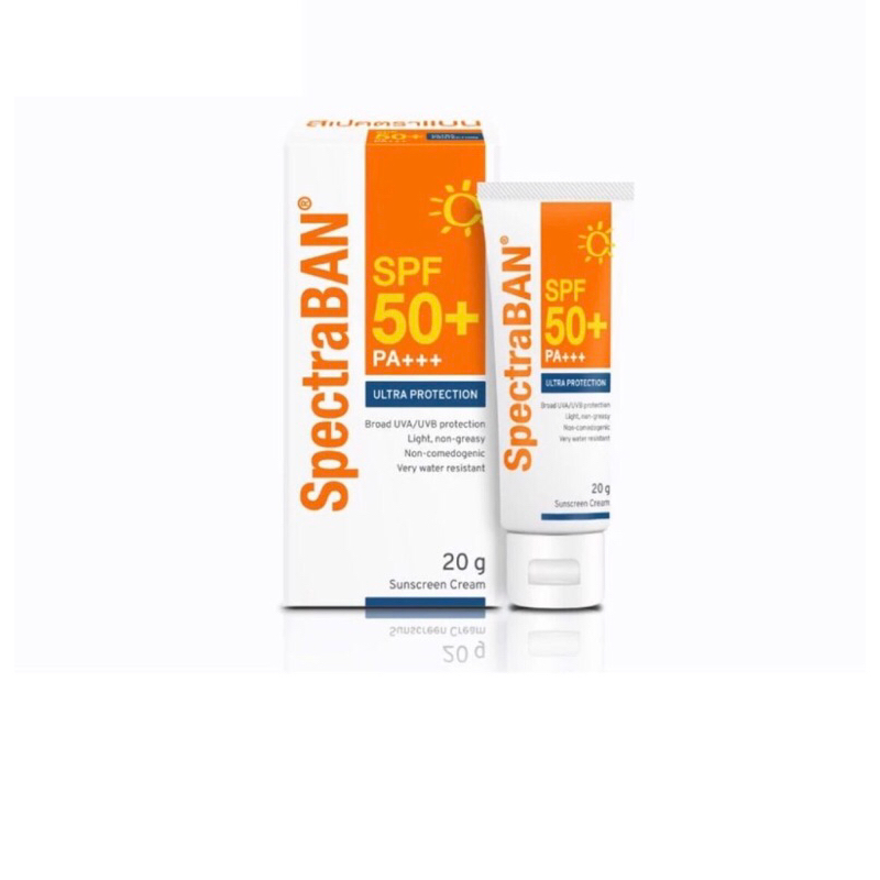 SpectraBAN SPF 50+ PA+++ ULTRA PROTECTION 20g. ครีมกันแดด สเปคตร้าแบน ...