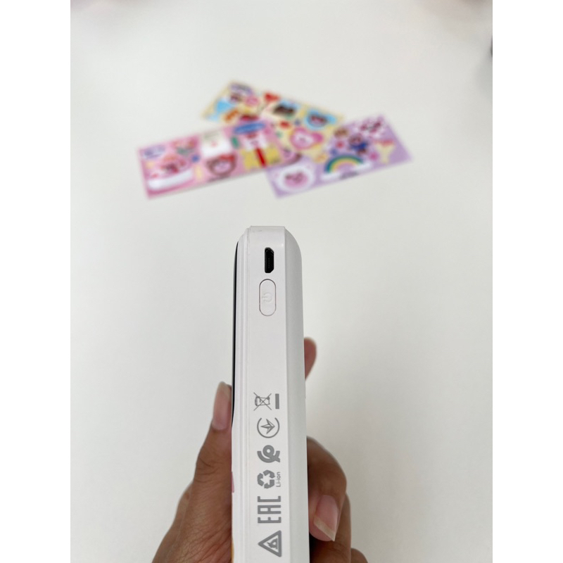 แบตสำรอง PowerBank Hoco รุ่น DB02 10,000 mah แถมฟรีสติ๊กเกอร์และถุงใส่ ...