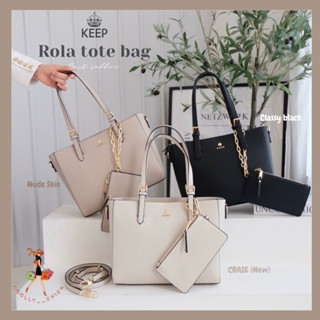 [ Best Seller ] กระเป๋าถือ KEEP BAG รุ่น Rola tote bag สามารถใส่กระดาษA4ได้ค่ะ!!