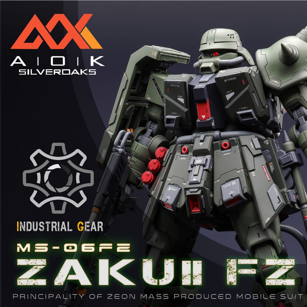 ชุดแต่งเรซิ่น RE 1/100 ZAKU II FZ ค่าย AOK | Shopee Thailand