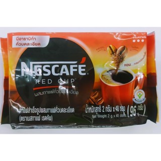 Nescafe Red Cup เนสกาแฟ เรด คัพ กาแฟสำเร็จรูป ขนาด 96 กรัม  (2กรัม×48ซอง)