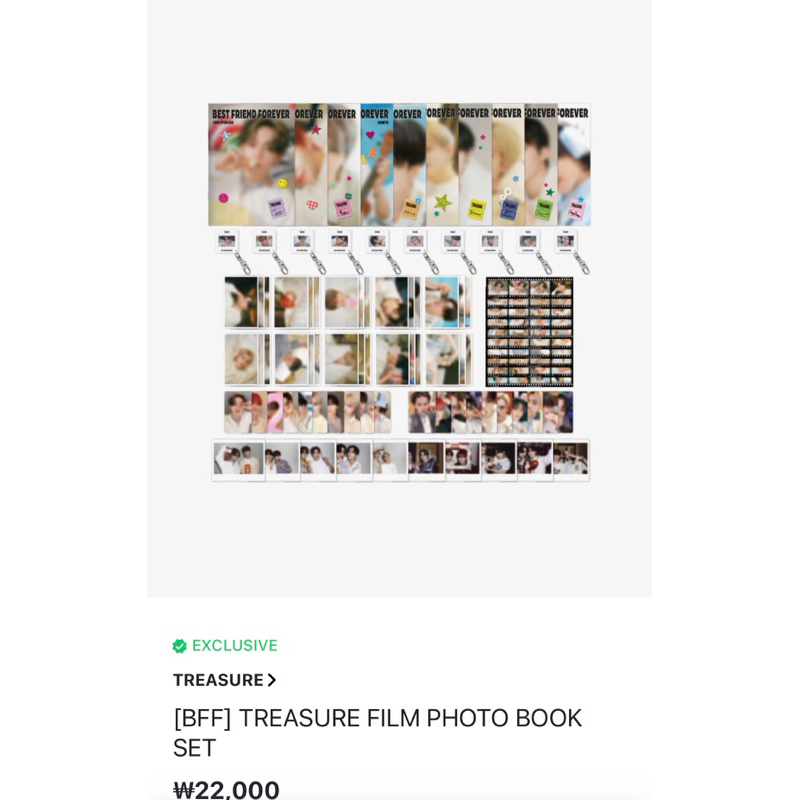 K-POP+アジア TREASURE - [BFFI TREASURE DISPOSABLE CAMERA + PHOTO K-POP+アジア TREASURE - [BFFI TREASURE DISPOSABLE CAMERA +