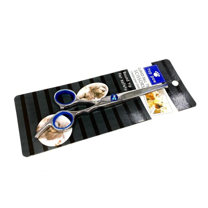 กรรไกรตัดขนสุนัขปลายโค้ง อย่างดี พร้อมส่ง Top paw scissors Shopee