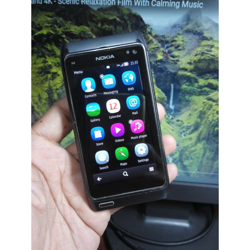 Nokia N8 สีดำ เครื่องนอก รอยรอบตัว ทำงานสมบูรณ์ | Shopee Thailand