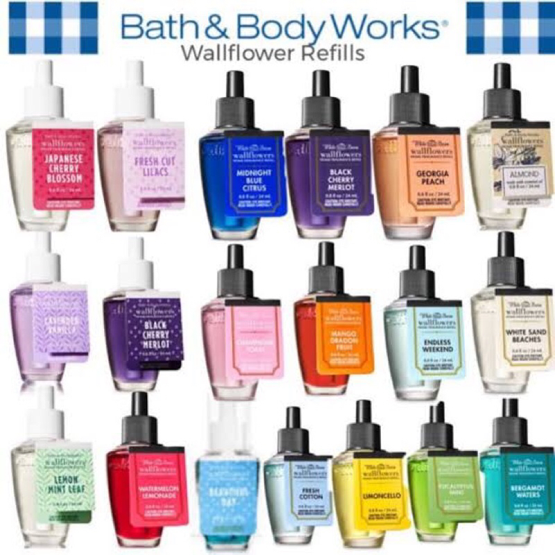 ปลั๊ก และ Wallflower BBW Refill รีฟิลน้ำหอมในห้อง Bath and Body Works