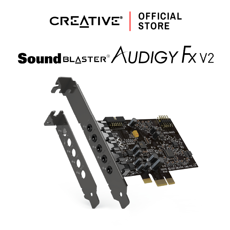 CREATIVE SOUND CARD Sound Blaster Audigy Fx V2 ซาวด์การ์ด 5.1 PCI-e ...